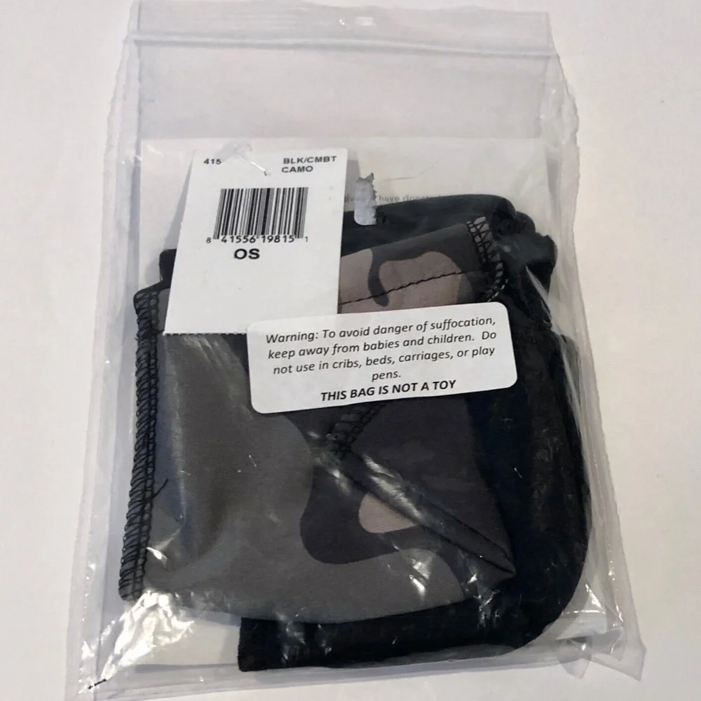 (NEW) Onzie Mindful Mask Unisex 2 Pack Face Mask, Solid & Camo
